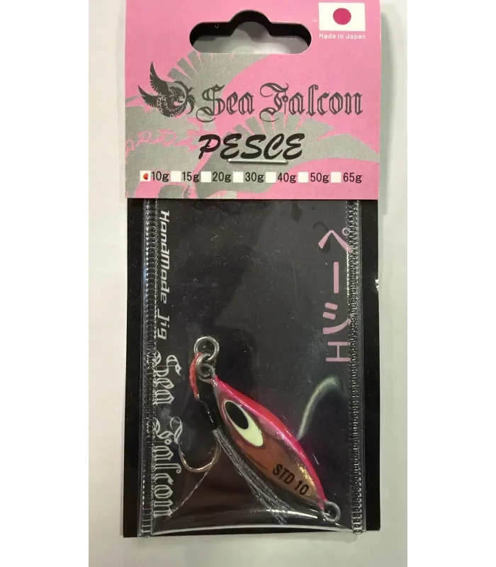 Sea Falcon Metal Jig Pesce 10g majora pink back Artificiale Light Jigging Spinning Mare