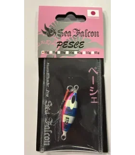 Sea Falcon Metal Jig 10g Blue Pink Zebra Glow Artificiale Spinning Mare Light Jigging