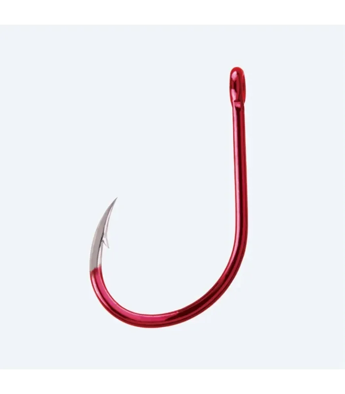 Amo BKK Red Octopus Beak Straight Eye – Amo Rosso Versatile per Pesca in Mare