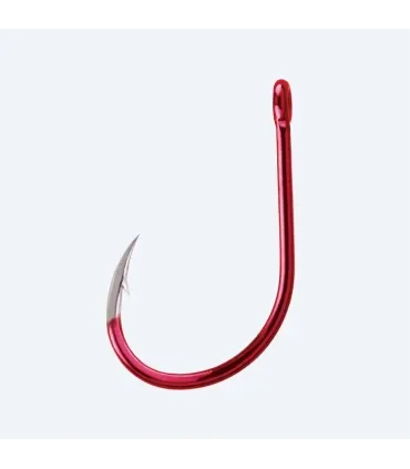 Amo BKK Red Octopus Beak Straight Eye – Amo Rosso Versatile per Pesca in Mare
