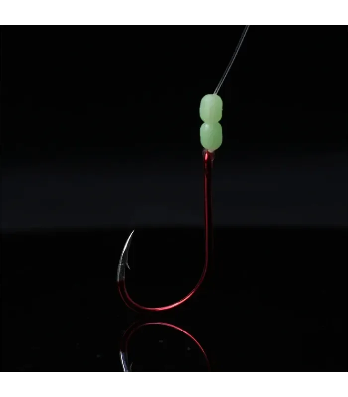 Amo BKK Red Octopus Beak Straight Eye – Amo Rosso Versatile per Pesca in Mare