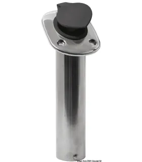 portacanna da incasso 60 gradi acciaio inox
