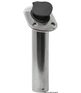 portacanna da incasso 60 gradi acciaio inox