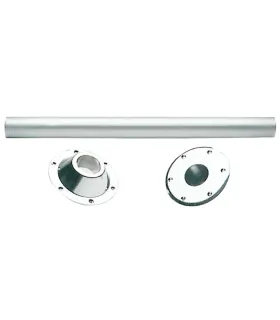 Gamba tavolo in alluminio anodizzato con basi incluse soluzione completa, resistente e versatile