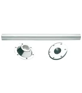 Gamba tavolo in alluminio anodizzato con basi incluse soluzione completa, resistente e versatile