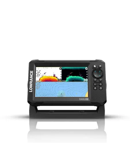 Eagle 7" ecoscandaglio con gps con trasduttore 50/200 Khz HDI