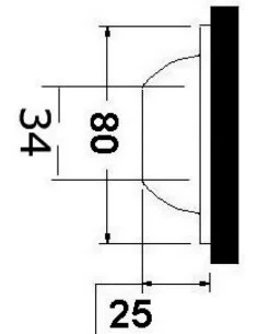 Faretto LED Subacqueo 5W Bianco Osculati 12/24V Inox AISI 316 2