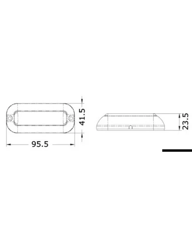 Luce Subacquea a LED Osculati 12/24V per Barca e Gommone