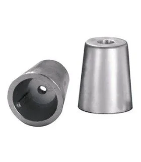 Anodo linee d'asse Radice innesto conico diametro 35 mm in zinco per asse portaelica