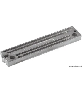 Barra anodo in zinco per motori fuoribordo Suzuki 60 250 HP 2 e 4 tempi