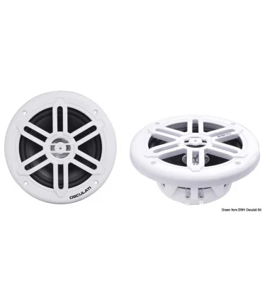 Coppia Altoparlanti Nautici Osculati Waterproof