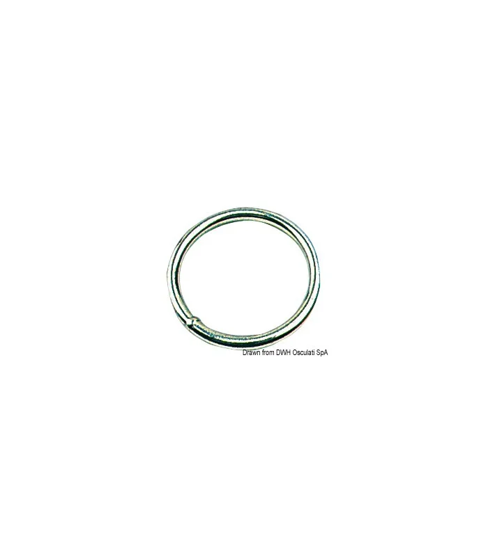 Anello Inox AISI 316 5 x 30 mm