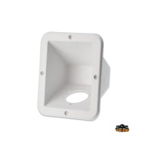 Vano ad incasso per tappo carburante o acqua bianco