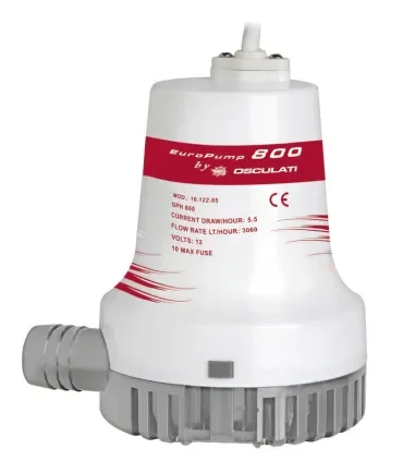 Europump II 800 pompa di sentina portata 51 l/m 12 Volt