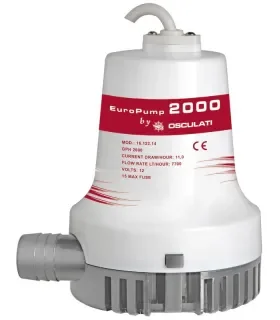 Europump II 2000 pompa di sentina portata 128 l/m 12 Volt