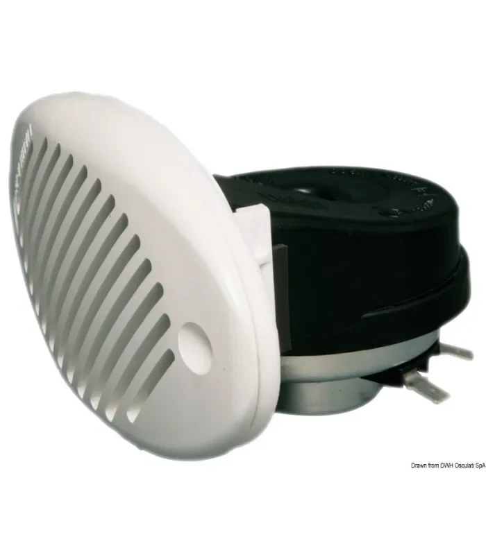 Tromba Fiamm bianca potenza 115 dB 12 Volt