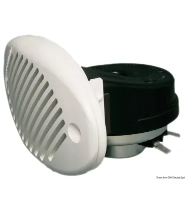 Tromba Fiamm bianca potenza 115 dB 12 Volt