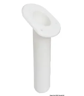 Portacanna in polipropilene UV stabilizzato diametro 43 mm colore bian