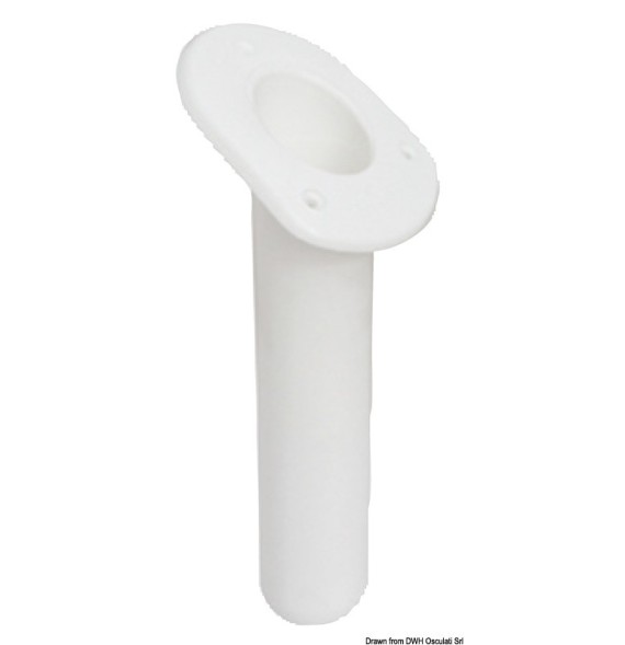 Portacanna in polipropilene UV stabilizzato diametro 43 mm colore bian