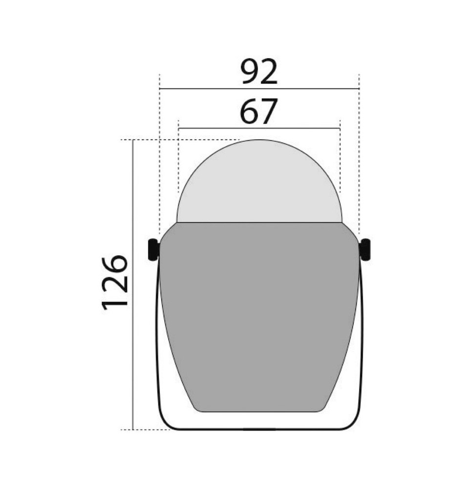 Bussola Scout bianca basculante colore bianco con illuminazione