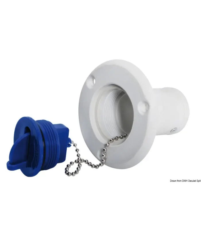 Tappo imbarco acqua Water blu 38 mm