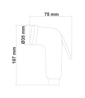 DOCCETTA IN PLASTICA BIANCO SENZA TUBO PER BARCA GOMMONE CAMPER 2