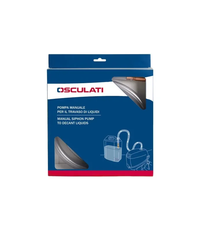 Pompa manuale travaso liquidi tubo 19 mm acqua, gasolio, benzina