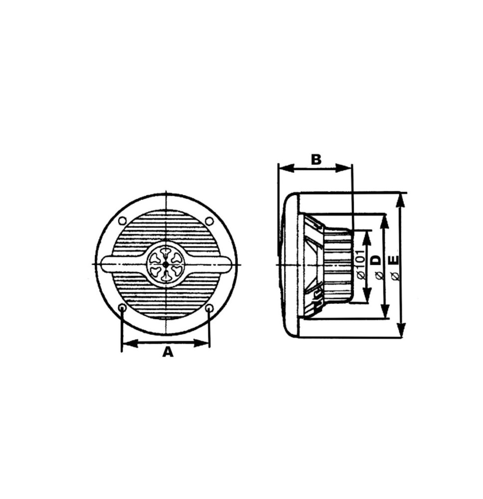 Casse doppio cono 80 watt barca e gommone