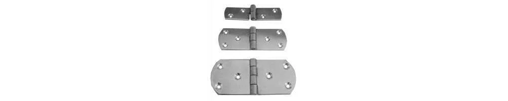 CERNIERE IN ACCIAIO INOX CROMATO NYLON