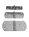 CERNIERE IN ACCIAIO INOX CROMATO NYLON